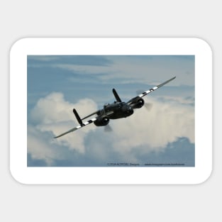 B-25D Mitchell “Grumpy” fast pass 1 Sticker